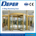 3&4 wings automatic revolving door